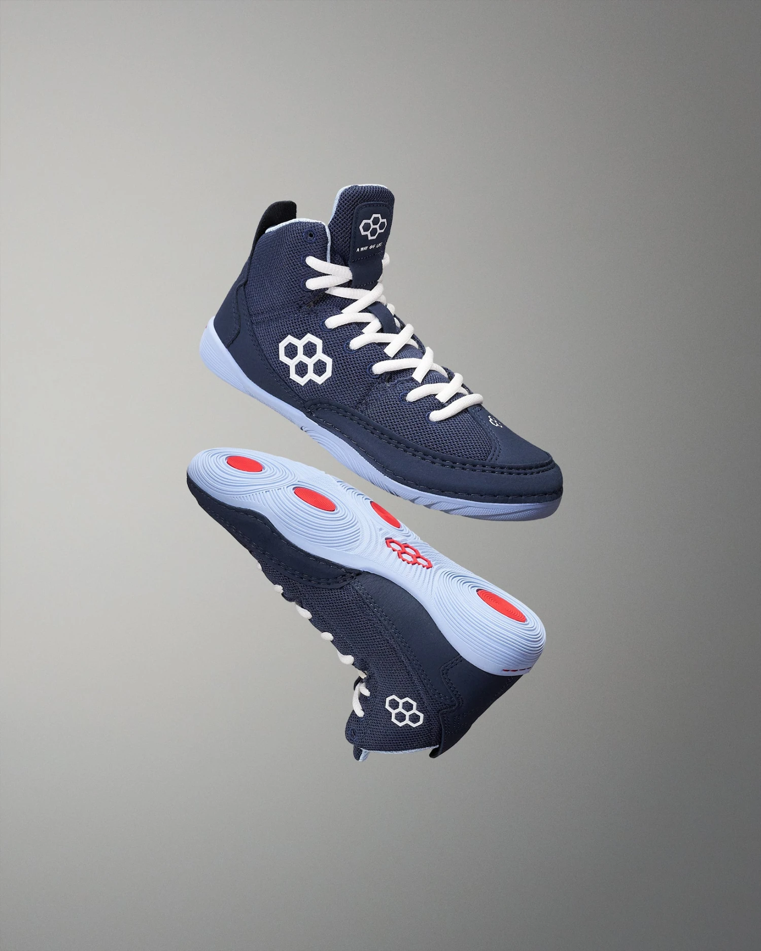 RUDIS Courage Youth Wrestling Shoes - Navy Carolina 2 RUDIS Courage Youth Wrestling Shoes - Navy Carolina