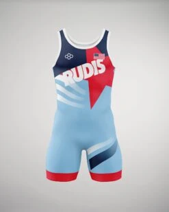 RUDIS Shining Star USA Youth Elite 2.0 Wrestling Singlet 12 RUDIS Shining Star USA Youth Elite 2.0 Wrestling Singlet -Rudis Y RUDSN1032 RUDIS Shining Star USA Elite 2.0 Singlet Light Blue 0002