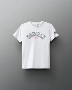 Wrestler Arched Elite Super Soft Youth T-Shirt 14 Wrestler Arched Elite Super Soft Youth T-Shirt -Rudis Y RUDTS1110 RUDIS Wrestler Arched Youth Tee PUP White 0021