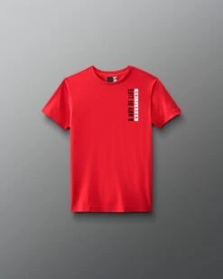 A Way Of Life Bold Youth T-Shirt -Rudis Y RUDTS1114 A Way Of Life Bold T Shirt Red 0001