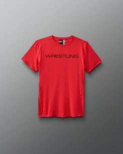 Wrestling Wordmark Performance Youth T-Shirt