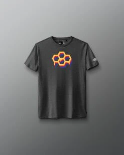 RUDIS Melting Logo Youth T-Shirt -Rudis Y RUDTS1137 RUDIS Melting Logo Youth T Shirt Charcoal 0001