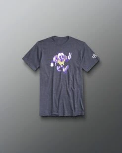 Animated Logo Youth T-Shirt -Rudis Y RUDTS1138 Animated Logo Youth T Shirt Heather Navy 0001