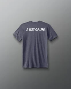 Animated Logo Youth T-Shirt -Rudis Y RUDTS1138 Animated Logo Youth T Shirt Heather Navy 0002